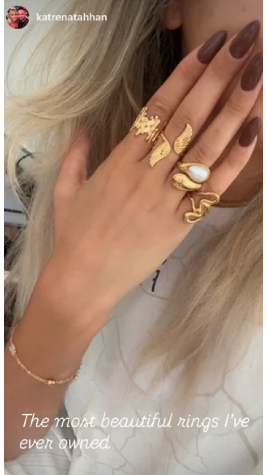 Customer wearing jewelry