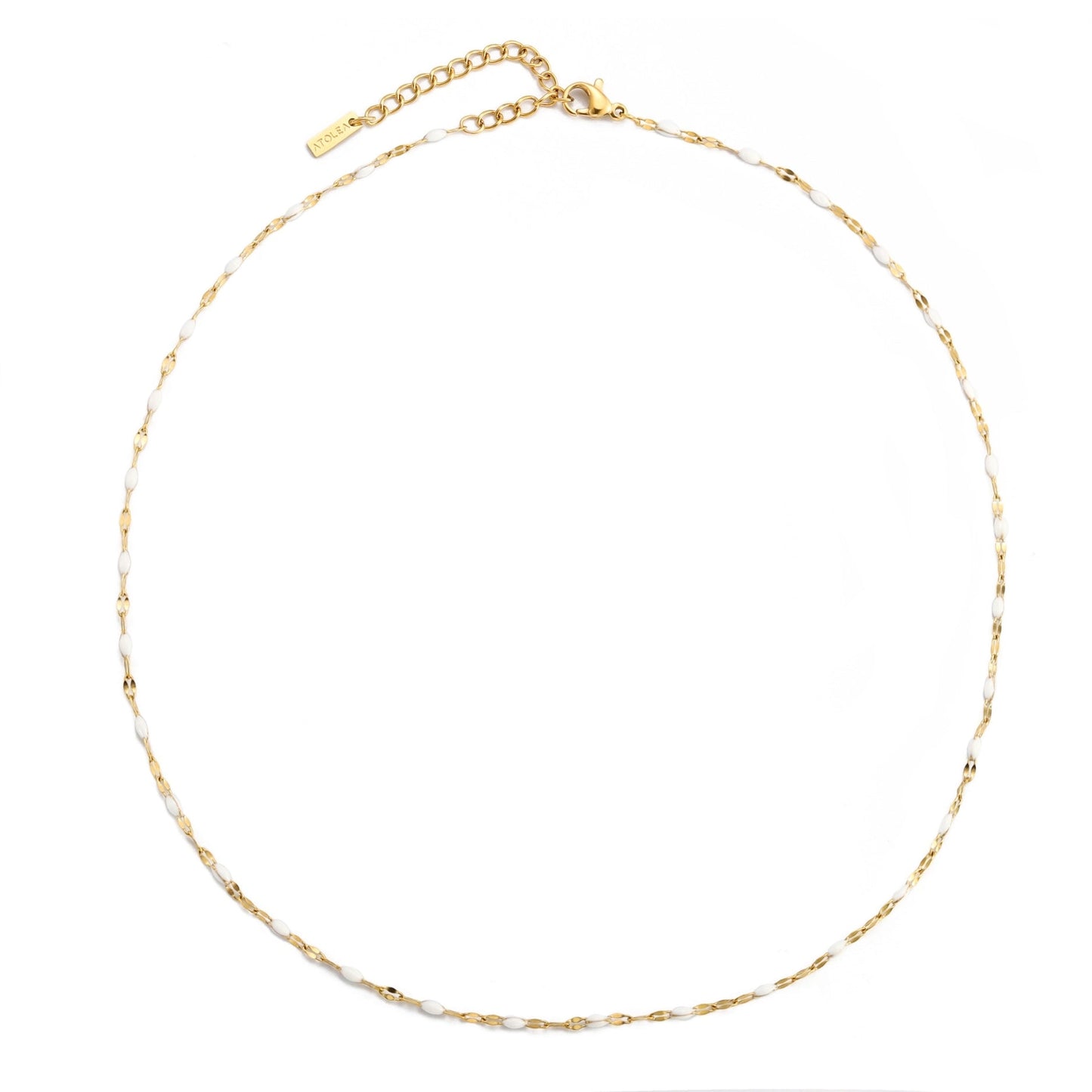 Weißer zierlicher Choker