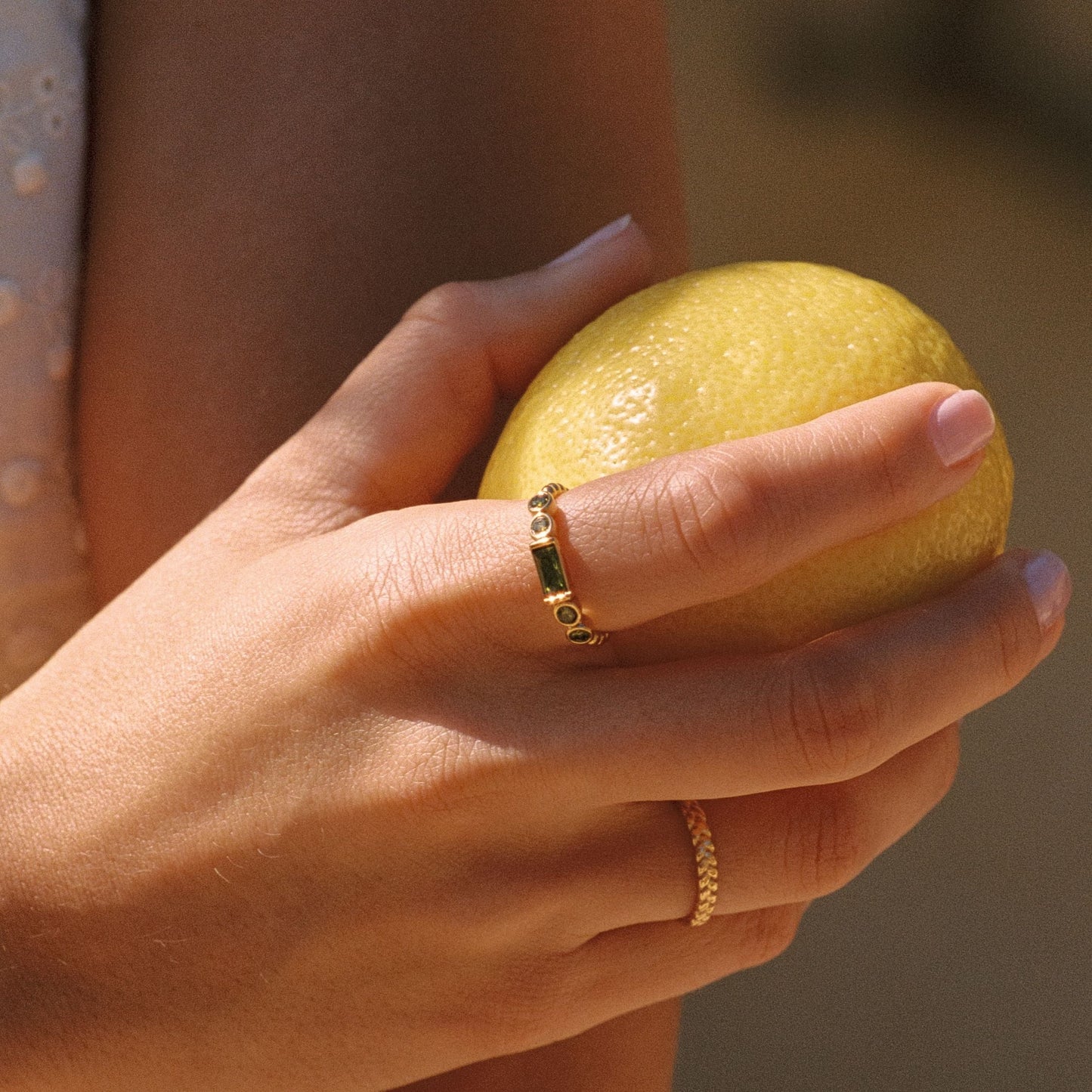 Grüner Musen-Ring