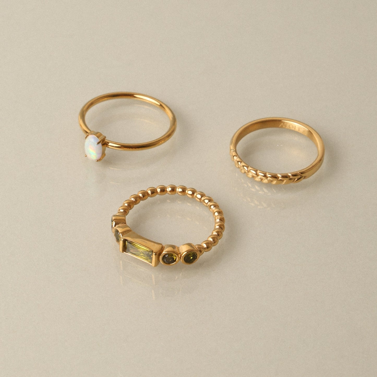 Grüner Musen-Ring