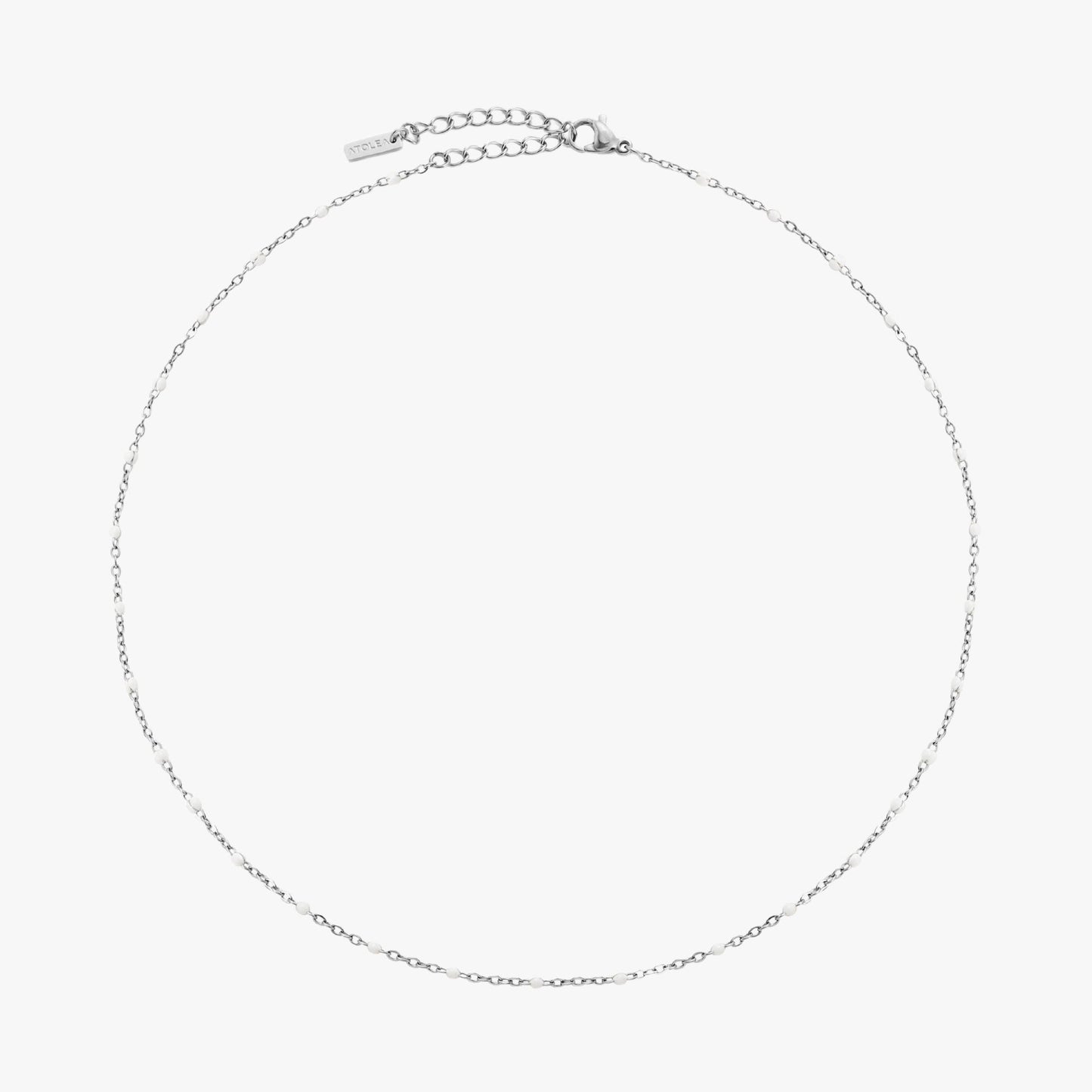 Weißer Perlen-Choker